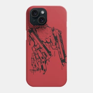 Dope hands with guns manga drawing Phone Case