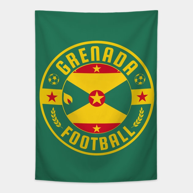 Grenada Football Tapestry by footballomatic