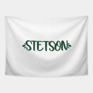 stetson splash lettering Tapestry