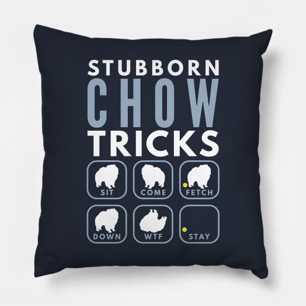 Stubborn Chow Chow Tricks - Dog Training Pillow by DoggyStyles