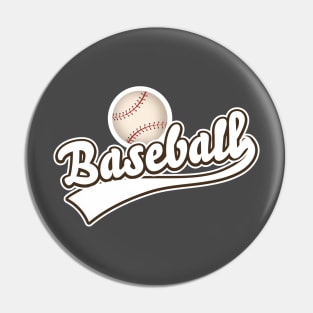 Baseball logo Pin