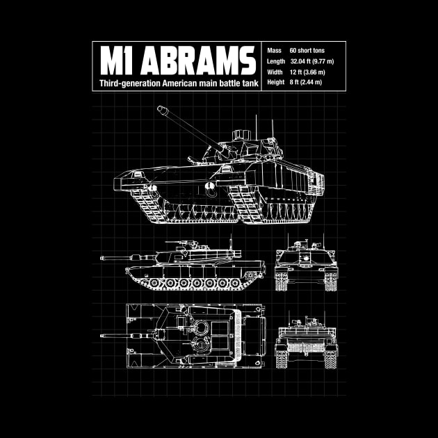 M1 ABRAMS by theanomalius_merch