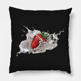 Strawberry Splash Pillow