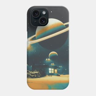 Rainy Nights - Retro Space Phone Case