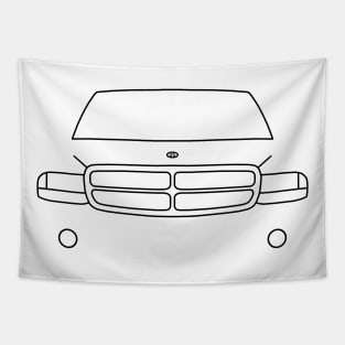 Classic Durango SUV outline (black) Tapestry