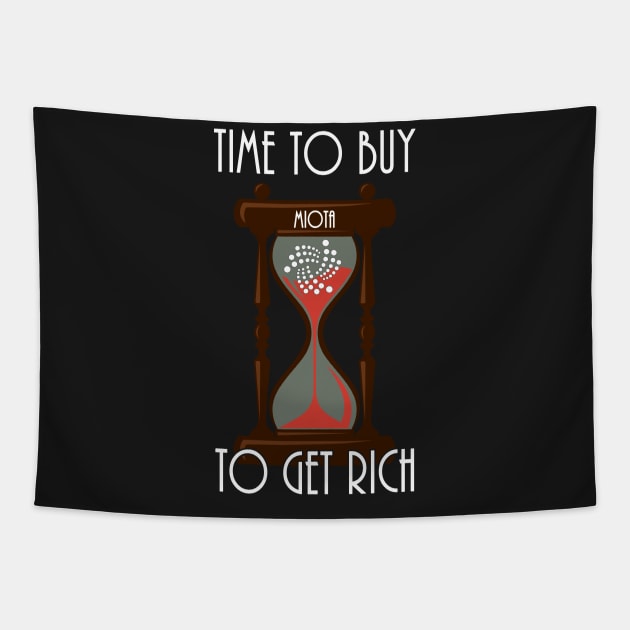 Time To Buy Miota To Get Rich Tapestry by CryptoTextile