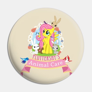 Fluttershy's Animal Care Pin