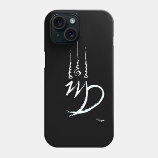 Unique Zodiac Virgo Aug-Sept Unalome Birthday Elegant Goth Zen Phone Case