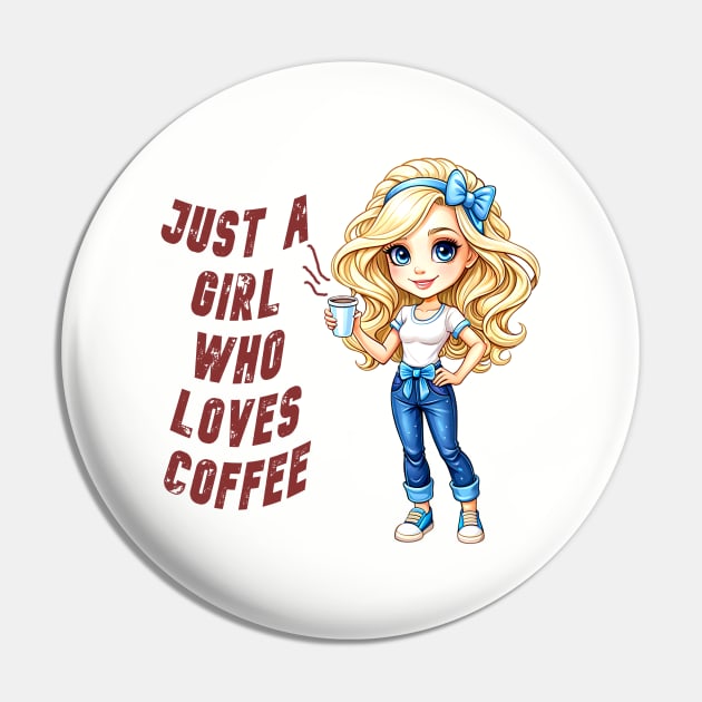 Addicted to coffee Pin by LegnaArt