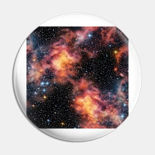 Deep Outer Space Pattern 15 Pin