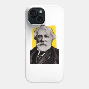 Russian Novelist Ivan Turgenev illustration Phone Case