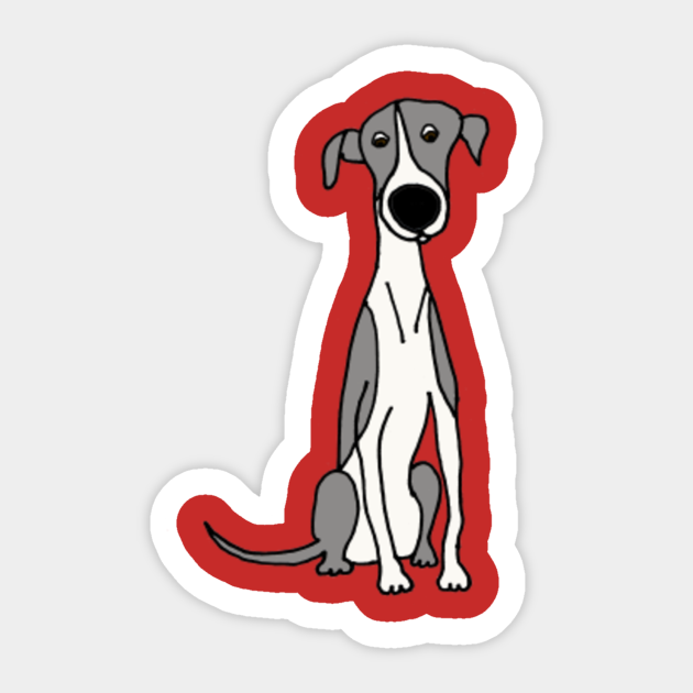 Funny Grey Greyhound Dog Cartoon Greyhound Sticker Teepublic Watch online and download hey duggee season 1 cartoon in high quality. teepublic
