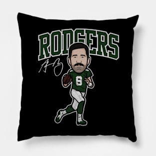 Aaron Rodgers New York J Toon Pillow