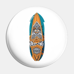 surfboard art, surfing surfer vibes, v7 Pin