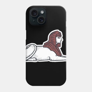 Sphinx Mythology Illustration Phone Case