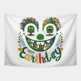 Happy Earthday Tapestry