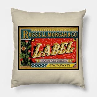 Vintage Advertisment Pillow