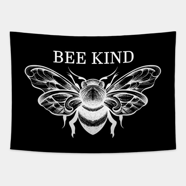 BEE KIND Tapestry by MAYRAREINART