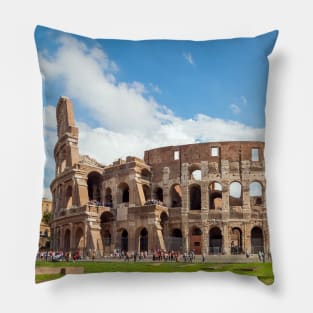 Rome, Italy - Iconic Colosseum Pillow