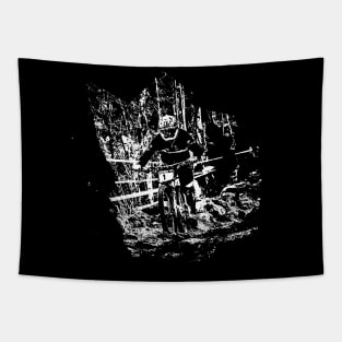 mtb downhill Tapestry