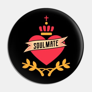 Soulmate Heart Jesus Pin