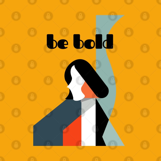 Be Bold: Embrace Your Radiant Self - Abstract Vector Art by Holly Dreamland