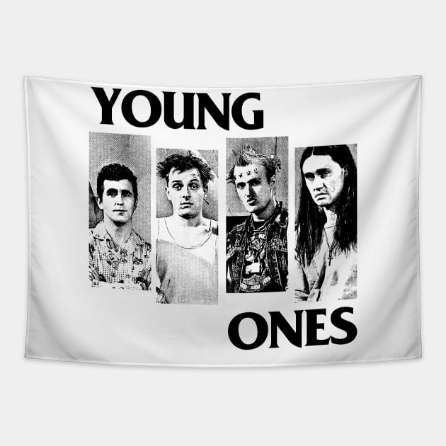 The Young Ones Punksthetic Design Tapestry by DankFutura