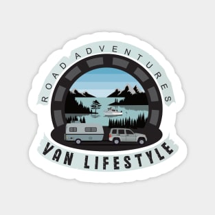 Van Lifestyle Adventures Magnet