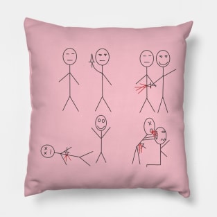 Killer vs. Zombie Pillow