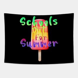 Schools Out For Summer Ice Cream Tapestry