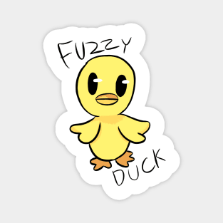 Fuzzy Duck Magnet