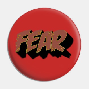 Fear text Pin