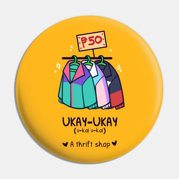 BnW: Ukay-Ukay Pin by oletarts