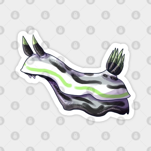 Agender Nudibranch Magnet by candychameleon