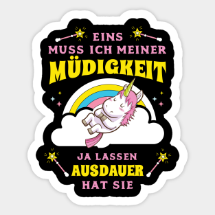 Einhorn Lustig Stickers | TeePublic