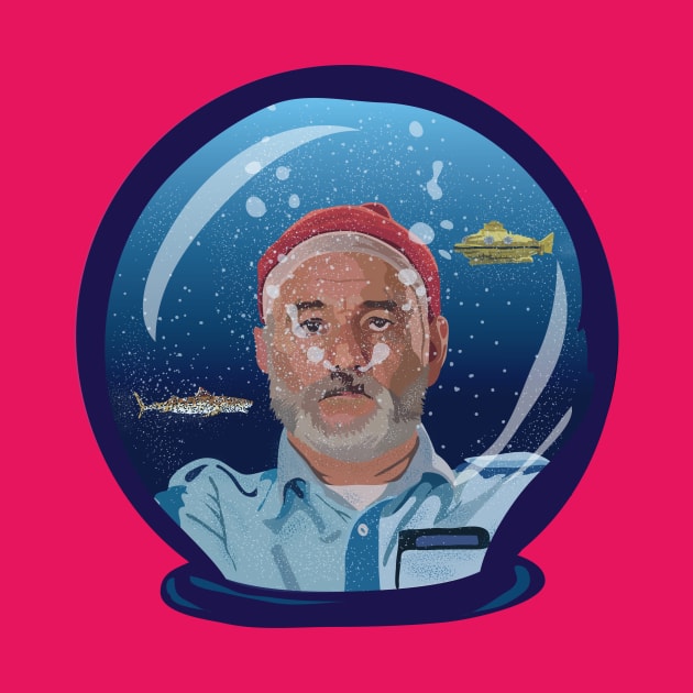 Steve Zissou Snow GLobe by nicholashugginsdesign