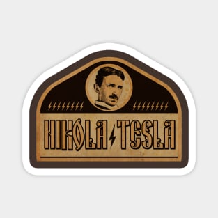 Vintage Tesla Tribute Magnet