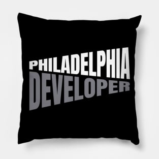 Philadelphia Developer Shirt for Men and Women Pillow