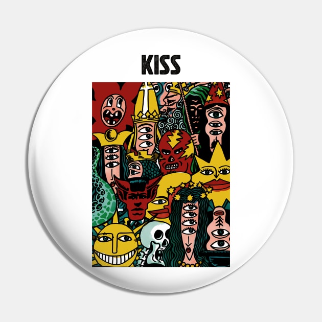 Monsters Party of Kiss Pin by micibu