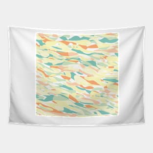 Cute Pastel Flowing Abstract Water Blobs Tapestry