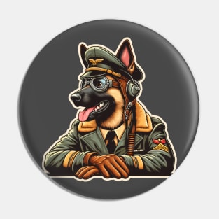 Belgian Malinois Pilot Pin