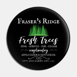 Fraser's Ridge Christmas Trees Holiday Pin