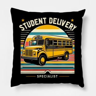 Student Delivery Specialist T-Shirt Pillow