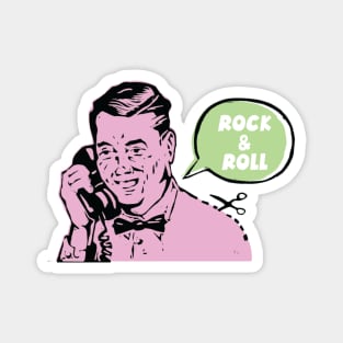 Telephone Calls are Rock and Roll! Retro Comic Book Advertising! Magnet