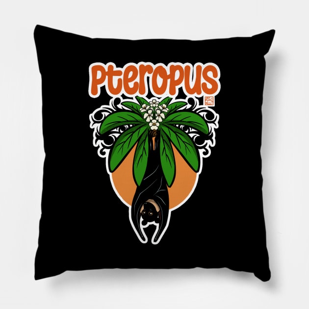 Cute Pteropus Pillow by BATKEI