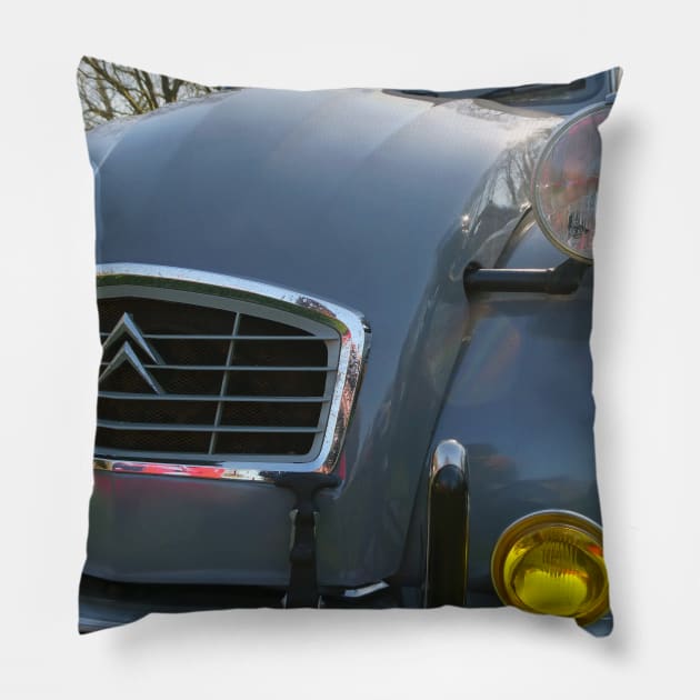 Citroë Vintage French Car. Pillow by JonDelorme