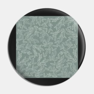 Blue Leaves Pin