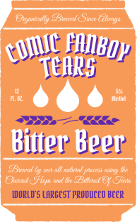 Comic Fanboy Tears Bitter Beer - Can Magnet