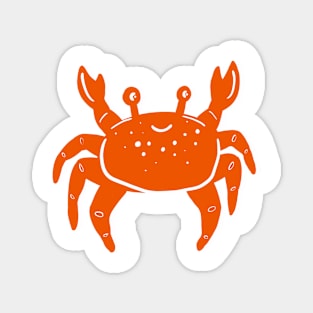 Happy Crab Magnet