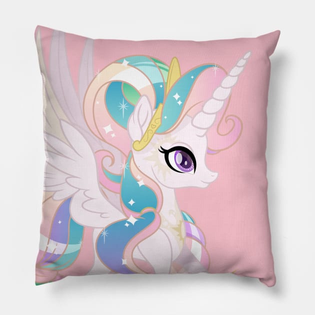 My Little Pony Princess Celestia Pillow by SketchedCrow